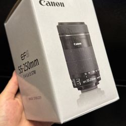New Canon EF-S 55-250mm f/4-5.6 IS STM  Lens