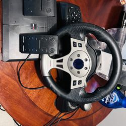 PS3 Steering Wheel With Pedals Wired