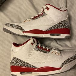Jordan 3 Cardinal Red