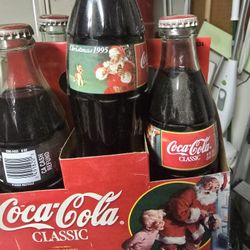 Vintage Coca-cola Christmas 1995 6pack