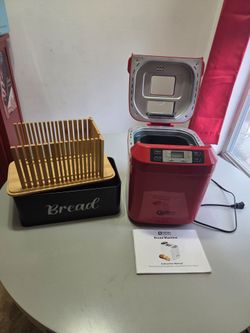 Kitchen in the Box bread machine with bread box.