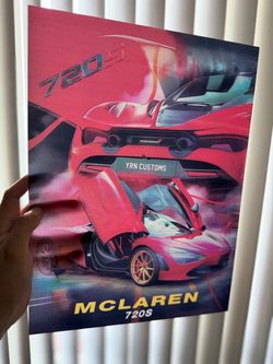 MCLAREN car Poster