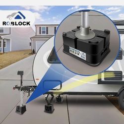Open box.✅✅  4 Packs Trailer Jack Block，New Version RV Camper Blocks，Leveling Tongue Blocks Travel TrailerRV Camper Stabilizer Any Jack，Post,Foot|Supp