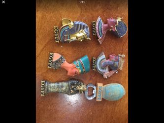 11 Egyption Magnetic Pharos, for $10 each.