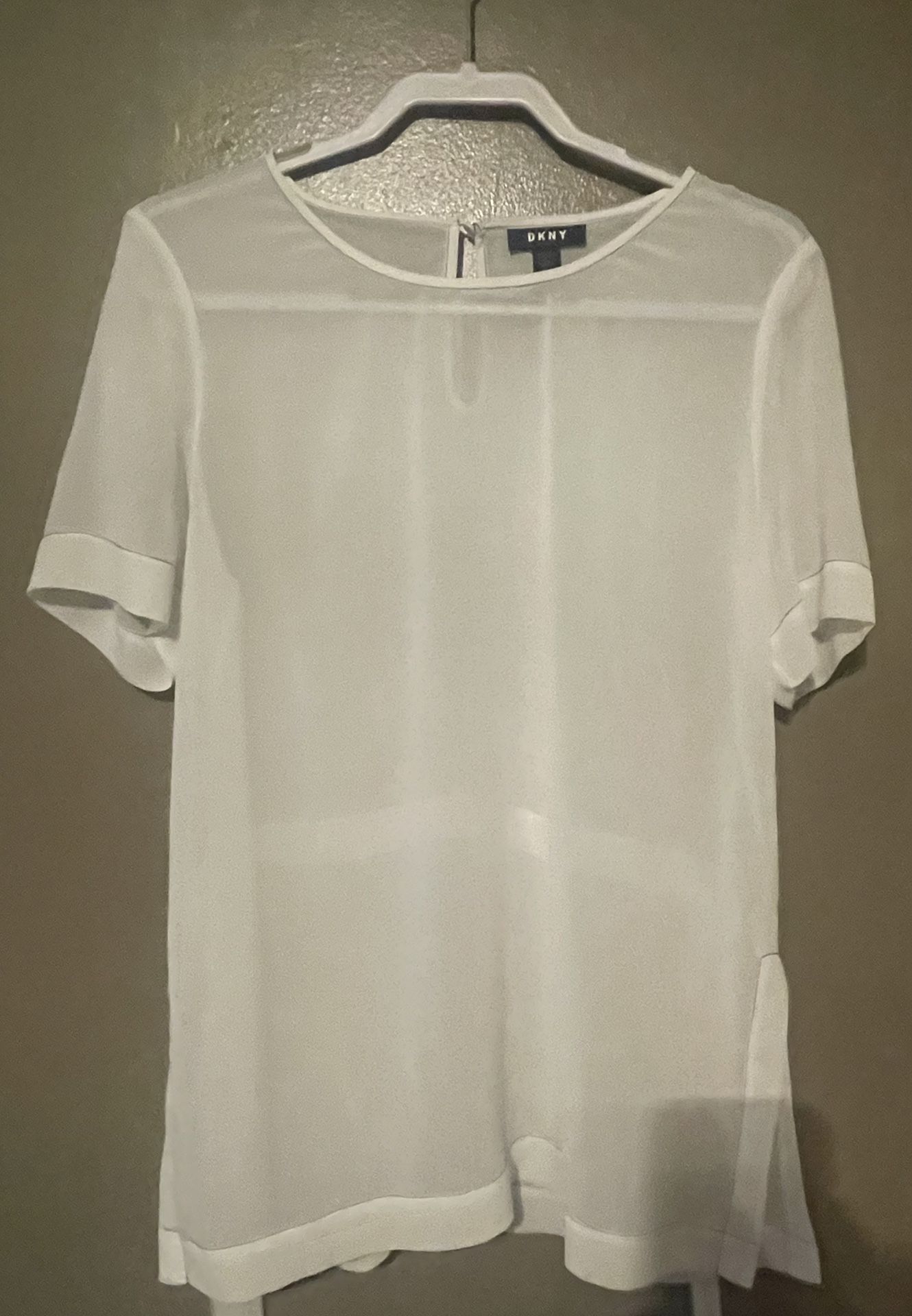 DKNY Sheer Shirt Sz M