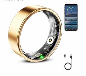 NIB: Mirlray Smart Ring for Women & Men (Gold, 7)