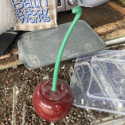 Cute Toilet Scrub Brush Cherry