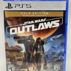 Star Wars Outlaws Sony Playstation 5 PS5 Gold Edition