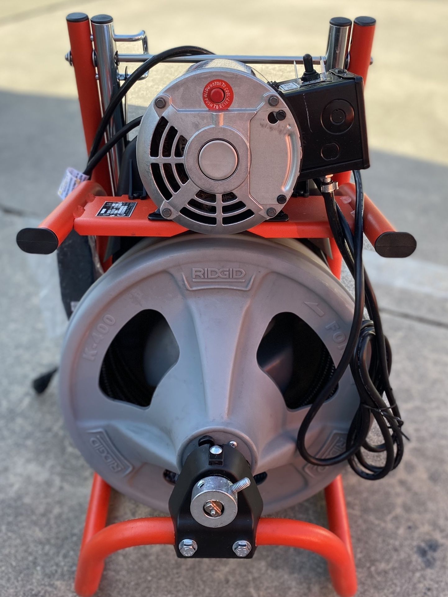 Rigid K-400 Powered Drain Cleaner