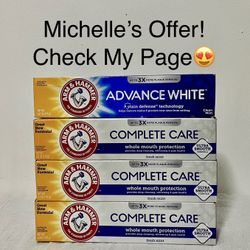 Arm And Hammer Complete Care/ Advanced Clean Toothpaste Set