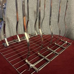 Stainless Steel Unique Handmade Pot Lid/Pot Cover Stand/Cutting Board Organizer