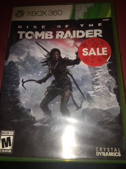 Rise of tomb raider Xbox 360 game