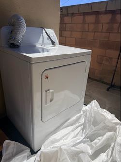 White Front-Load Clothes Dryer