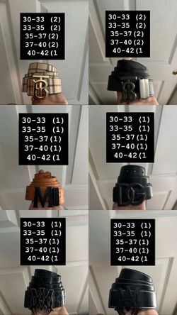 belts