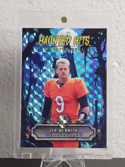 Joe Burrow Wild Card Haunted Hits Monster Hunt 1/1