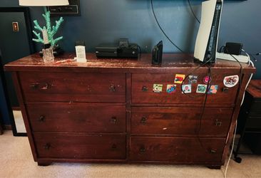 Pottery Barn Dresser and Two Side Tables