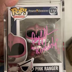 Pink Power Ranger Autograph 
