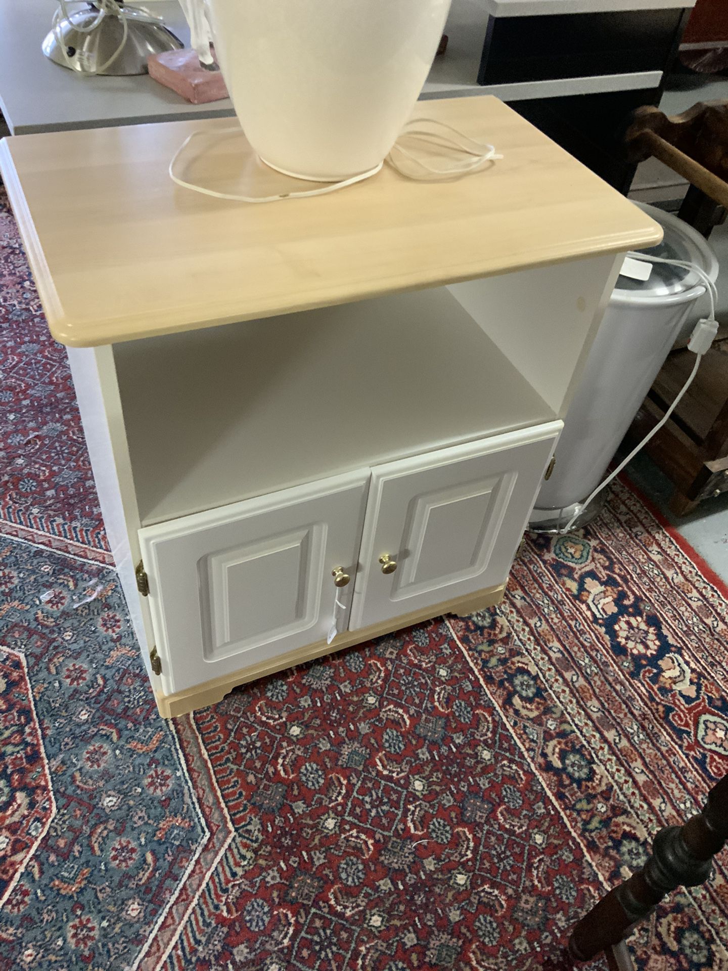 White Kitchen Cart (30% Off Price Listed)