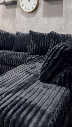 Need Gone! Today Fluffy Corduroy Sectional couch $50Down