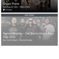 Grupo Firme Tickets 27th De Agosto San Diego 
