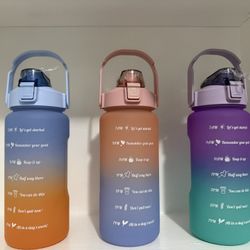 Motivational Water Bottle 1L with Time Marker – Fitness Gym Bottle 