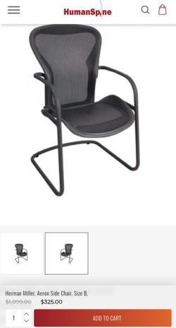 Herman Miller Aeron Mesh Office Guest/Conference Chair – Genuine