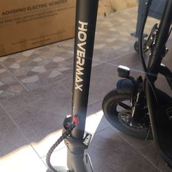 HOVERMAX 500W Electric Scooter, 19MPH Speed, 22 Miles Range, 10'' Tires, Folding Design for Adult Commute