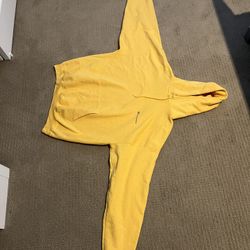 Yellow Champion Hoodie 