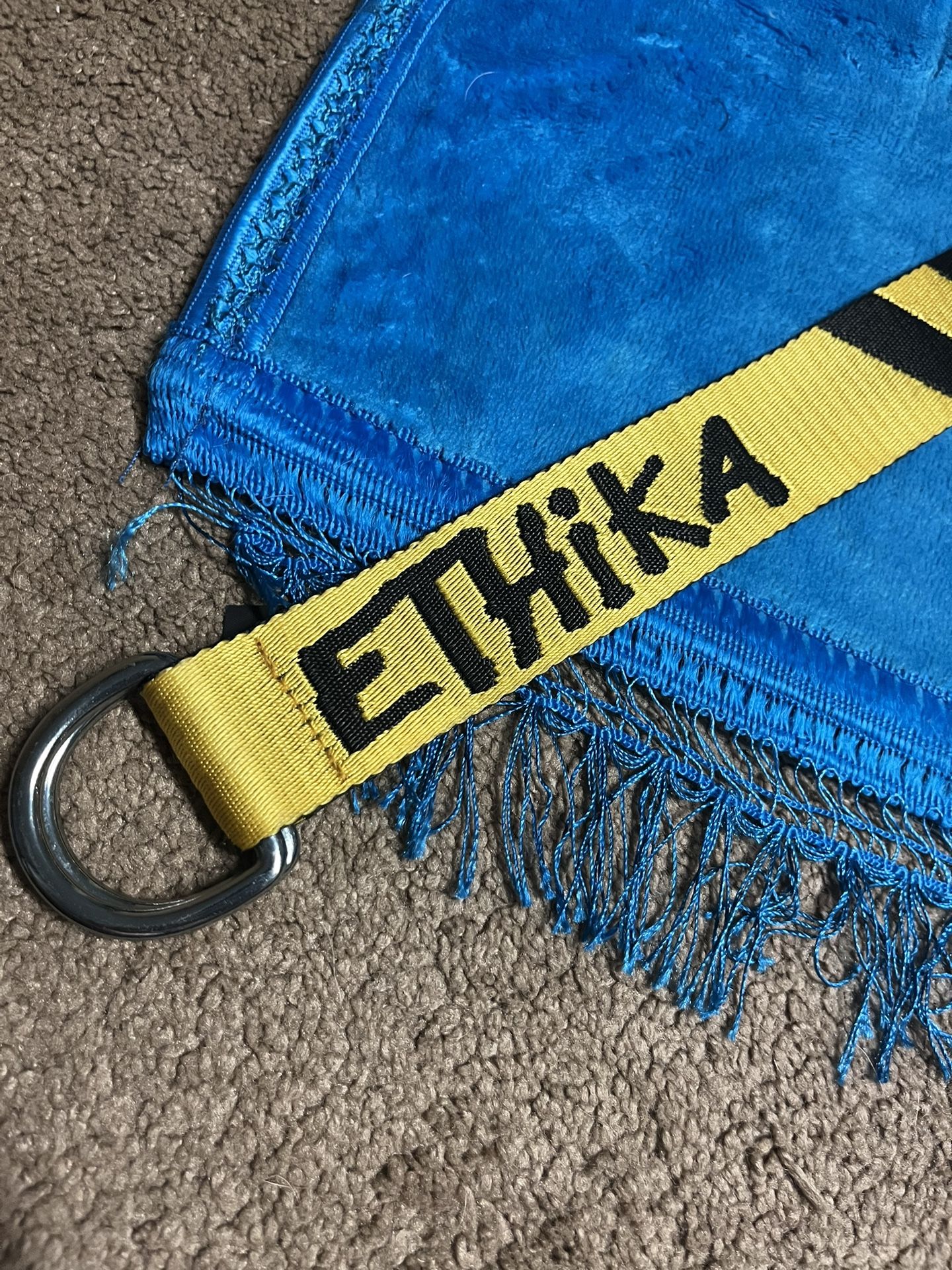 Ethika D Ring Cautious Belt | Yellow & Black - Extremely Rare | 2020 Release