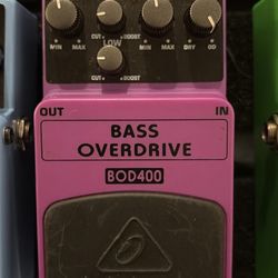 Behringer Bass Overdrive Pedal