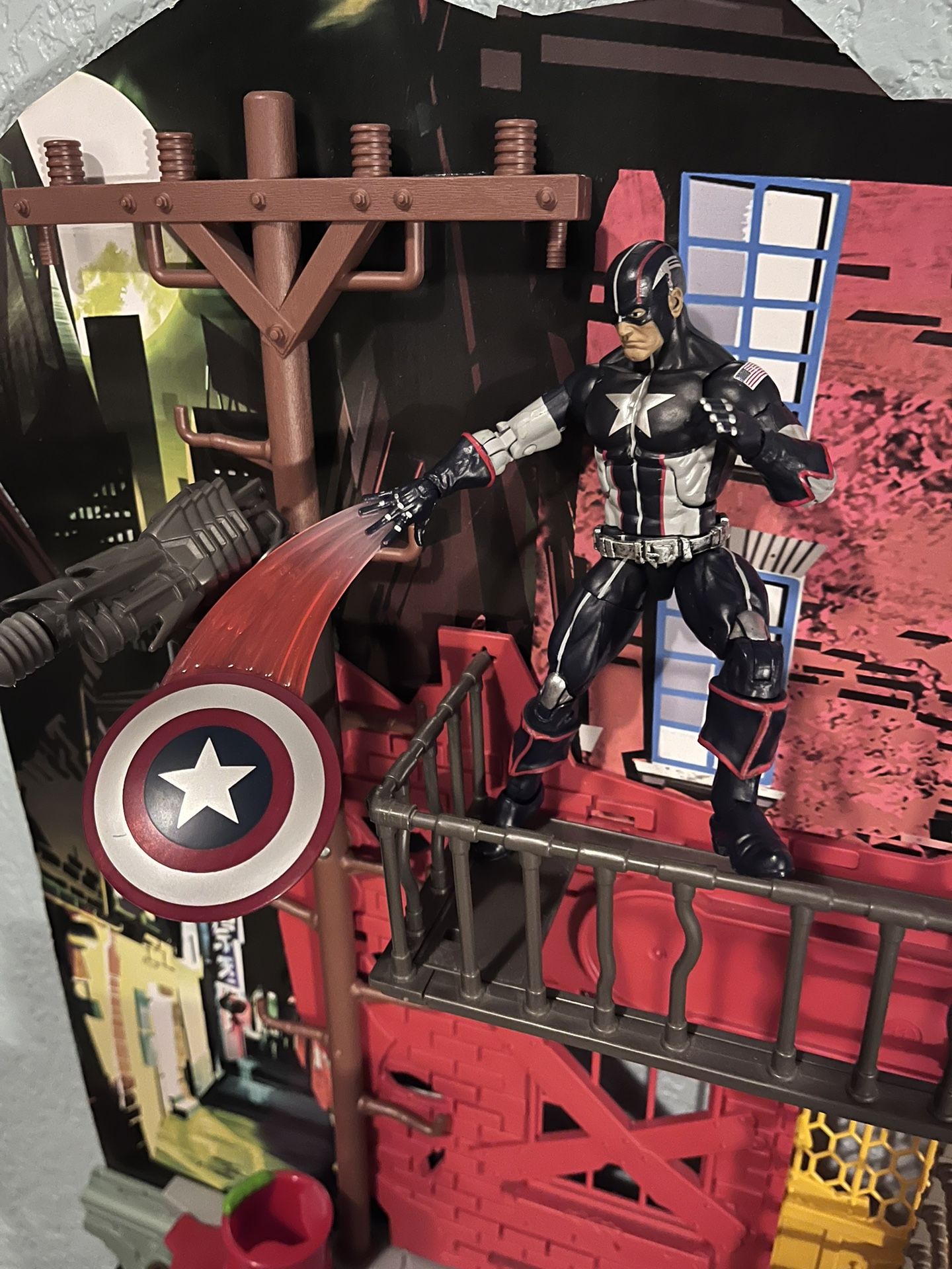 Captain America With Shield Extension Accessory