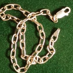 9in. Italian Silver Bracelet .925