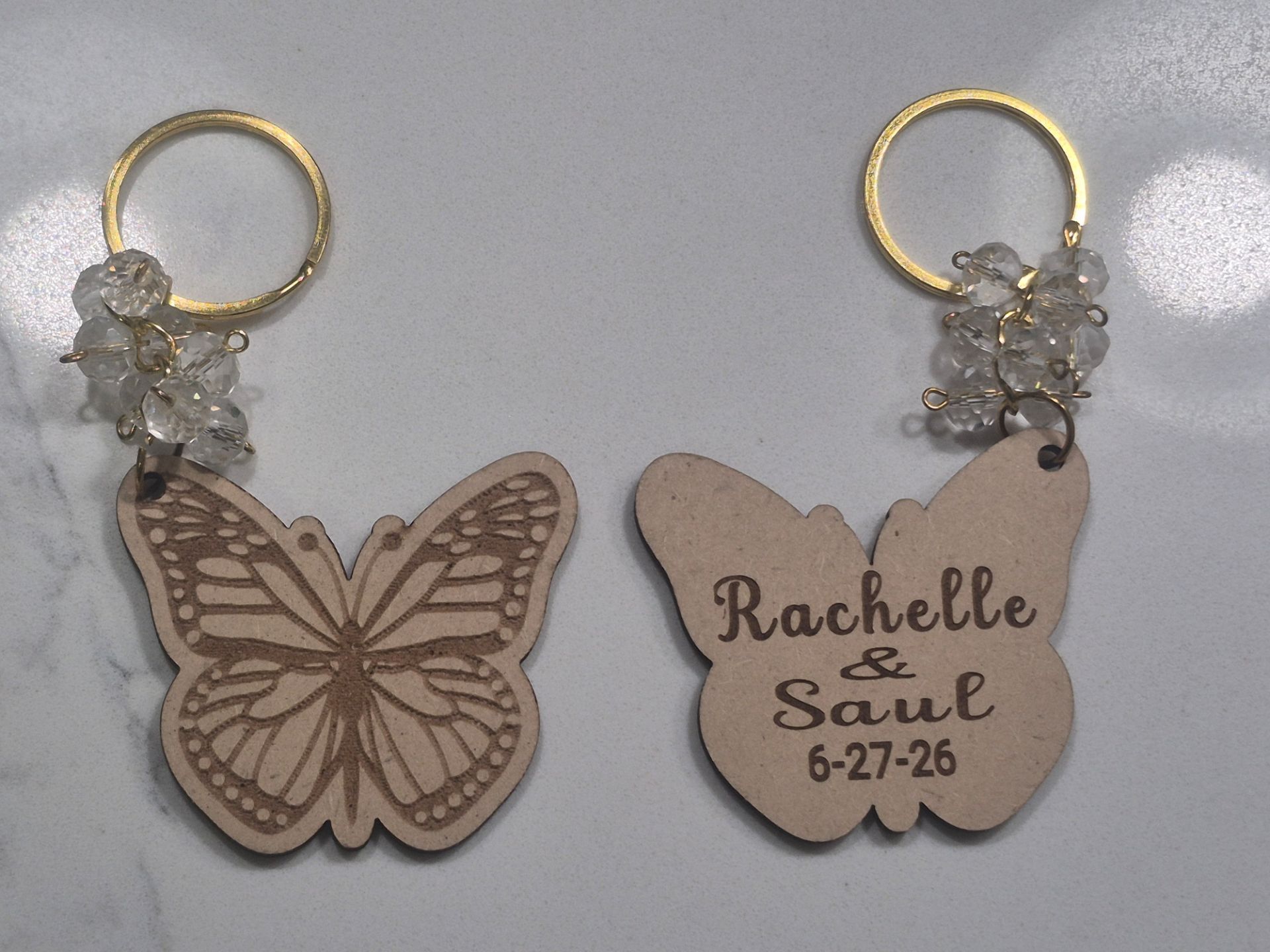 Recuerdos,quinceañera,personalizados,mariposas,llaveros,sweet15,16,butterfly,engraved,wedding,boda