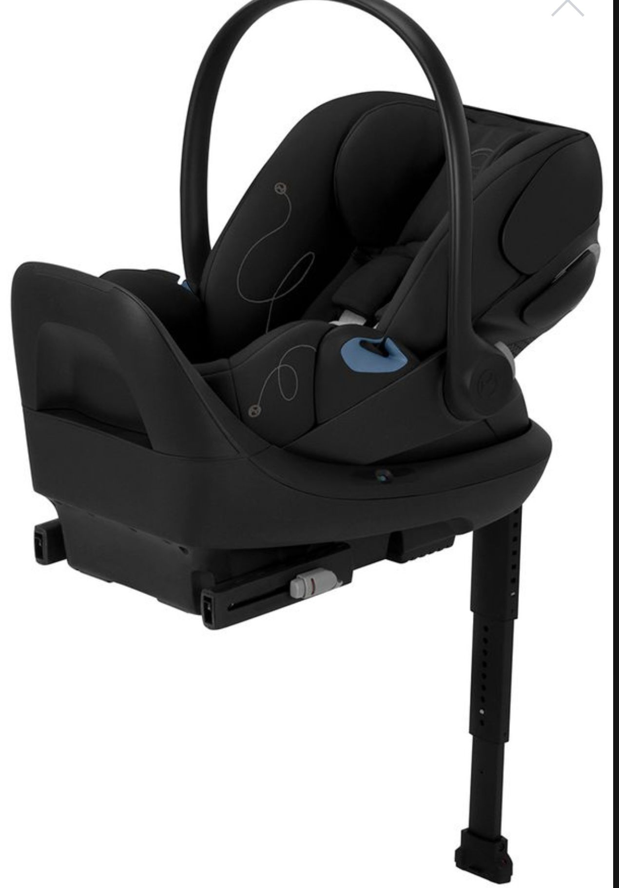 Cybex Cloud G Lux SensorSafe Comfort Extend Reclining Infant Car Seat - Moon Black
