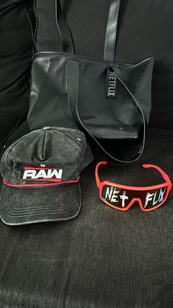 www raw x Netflix press merch