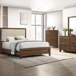 QUEEN BED 4 PCS 