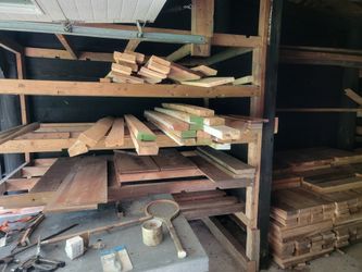 2x4's, 2x6's and other various boards up to 10 ft long