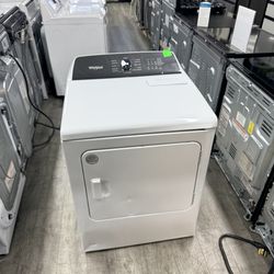 🔥 Whirlpool - 7.0 Cu. Ft. Electric Dryer with Steam and Moisture Sensing - White🔥