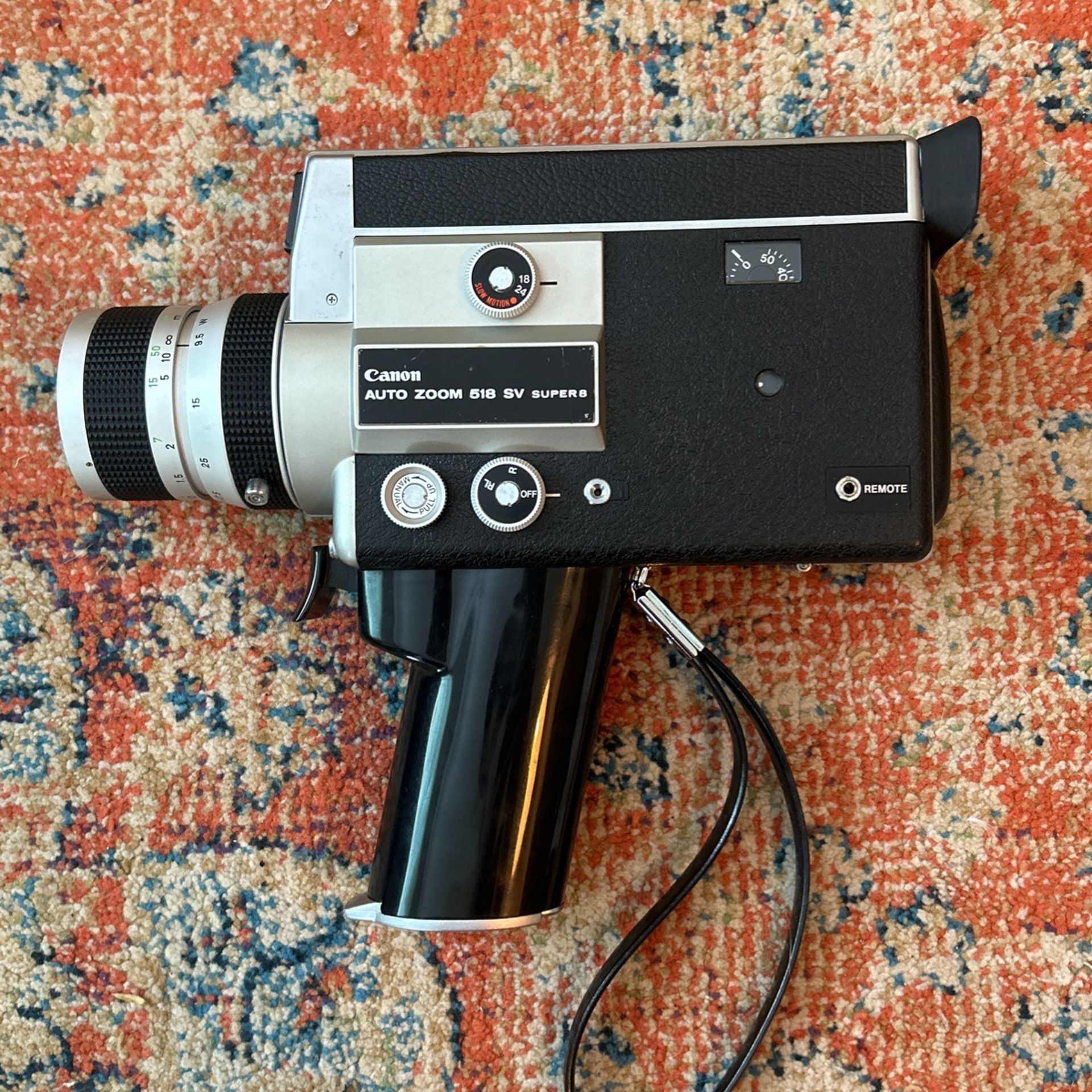 Canon Super 8 Film Video Camera Auto Zoom 518 SV for Sale in San