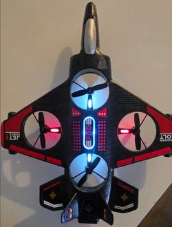 FAO Schwarz Thunderbolt Jet X-2 RC Drone Jet – Tested & Works Great! ✈️🚁