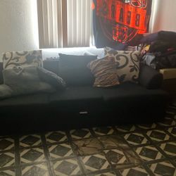 Used Black Couch 