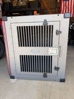 Impact Heavy-Duty Aluminum Dog Crate XL 48”