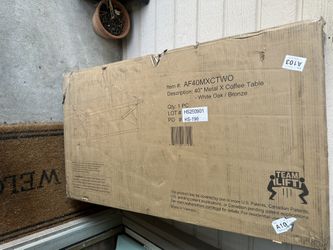 Metal X Coffee Table