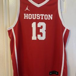Houston Cougars Basketball Jwan Roberts Autographed Jersey Size XL