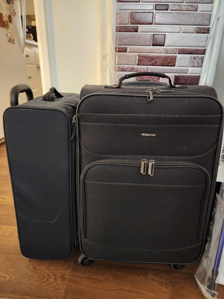 Small Carry-on Lightweight Suitcase Black Travel Luggage