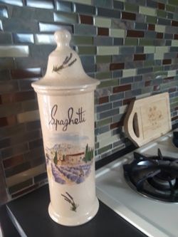Spaghetti Ceramic Container 