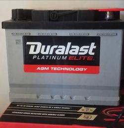 New Duralast Platinum elite AGM Battery