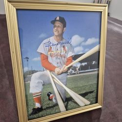 Stan Musial Signed Picture
