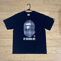 Bape Check By Bathing Ape T-Shirt Black/Black Size XL