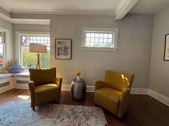 Mustard Yellow Accent Chairs Set of 2